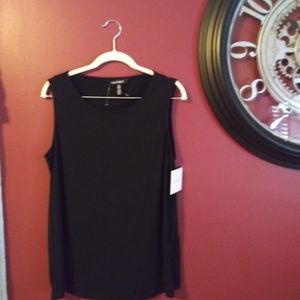 Ellen Tracy Black sleeveless top
